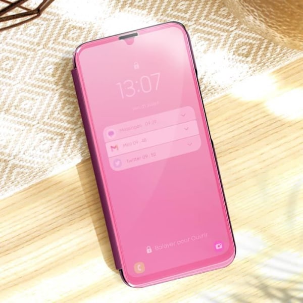 Mirror Case -yhteensopiva Samsung Galaxy A54 5G Purple Case -kuoren kanssa