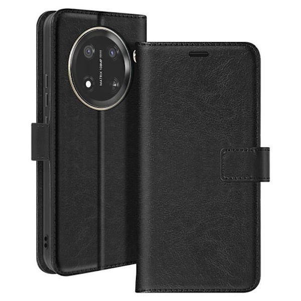 Etui til Honor Magic 7 Lite Brieftaske med Håndledsrem Mayaxess Sort Svart