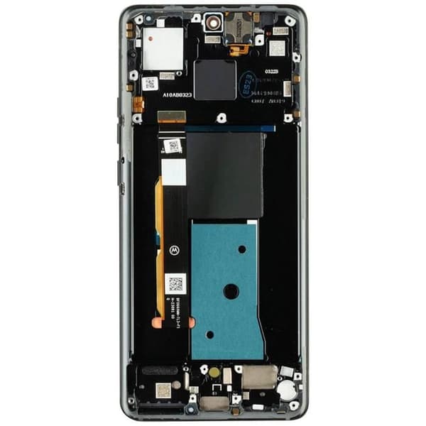 Bloc Komplet - Motorola Edge 40 - LCD Skærm - Touch Glas - Sort Svart