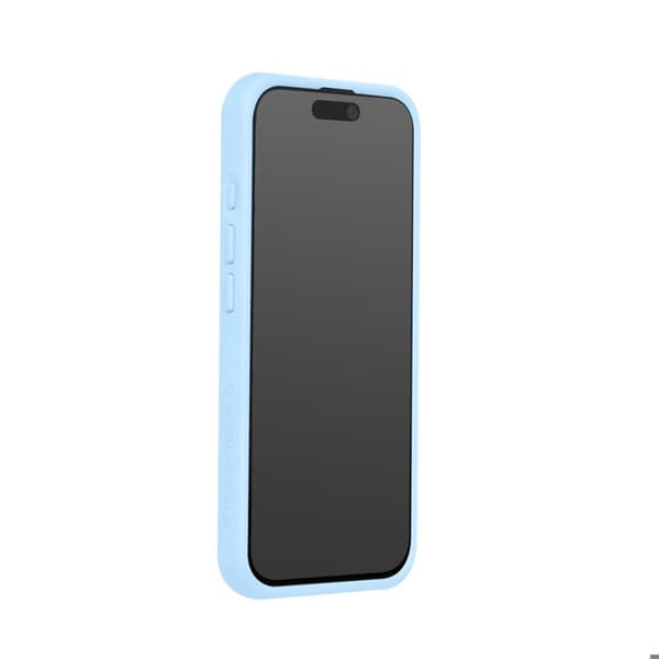 MagSafe-cover til iPhone 15 Plus, blød, stødabsorberende, SolidX-serie, Rhinoshield, polarblå polarblått