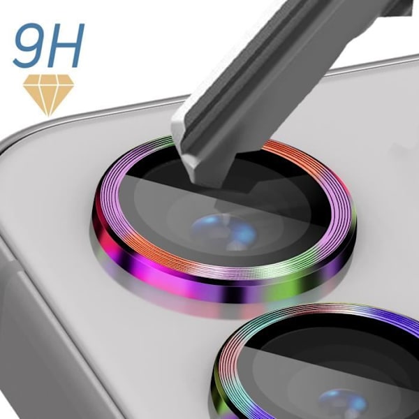 Beskyt kamera - ENKAY - Samsung Galaxy S24 - 9H hærdet glas - Multifarvet - Pakke med 3 Flerfärgad