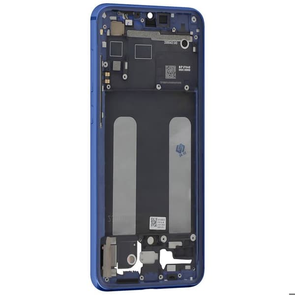LCD-skärm - Xiaomi - Mi 9 Lite - Pekskärm - Chassi - Blå Blå