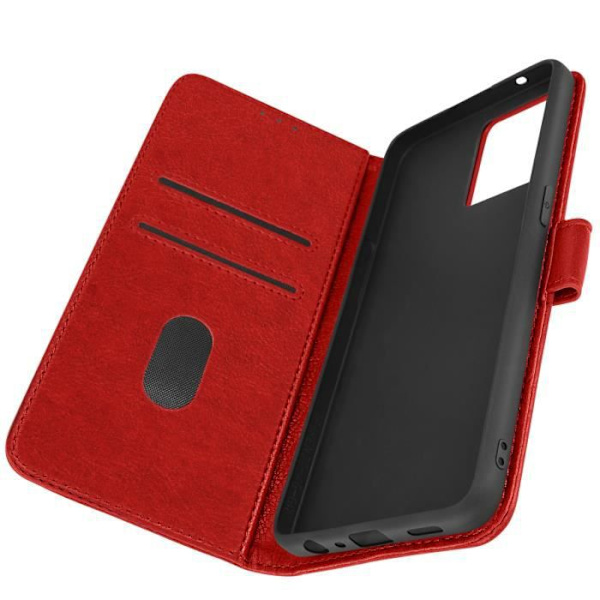 Cover - AVIZAR - Oppo Reno 7 - Video Support Funktion - Rød - Hard Shell Röd