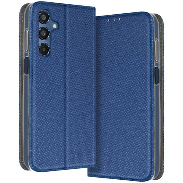 Etui för Samsung Galaxy M35 - AVIZAR - Korthållare - Stöd - Semihård - Blå Blå