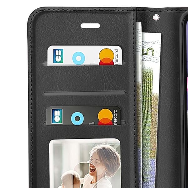 Etui til iPhone 11 med håndledsrem og videostøtte Mayaxess Sort Svart