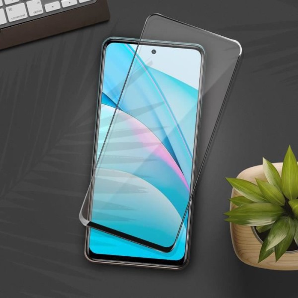 Beskyttelsesfilm - Xiaomi - Mi 10T Lite - Organisk glas - Stødresistent - Anti-fingeraftryk svart