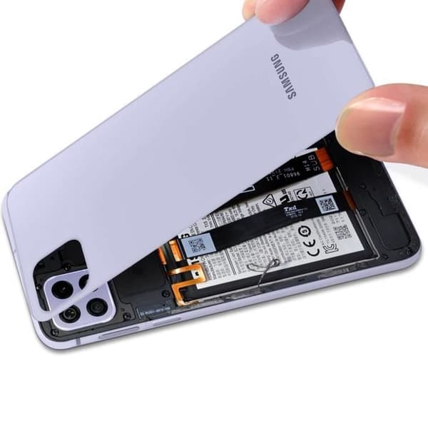 Batteri Cache - SAMSUNG - Galaxy A22 5G - Original - Lavendel - Nem installation Lavendel