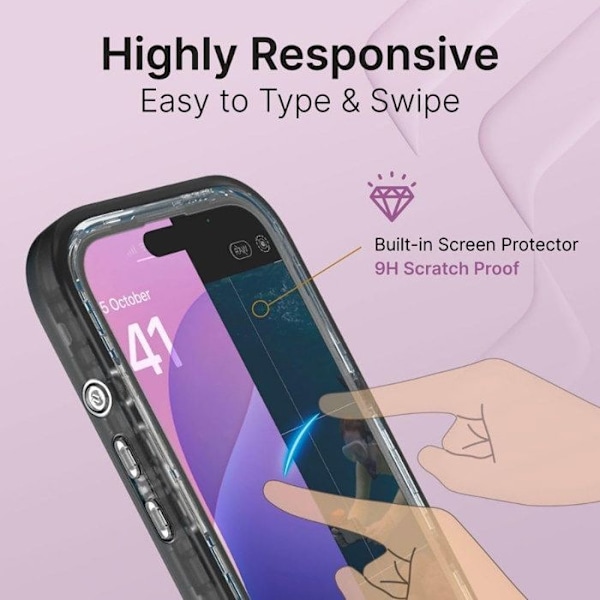 Coque pour iPhone 16 Pro Série Total Protection Waterproof IPX6 Catalyst Transparent Vit