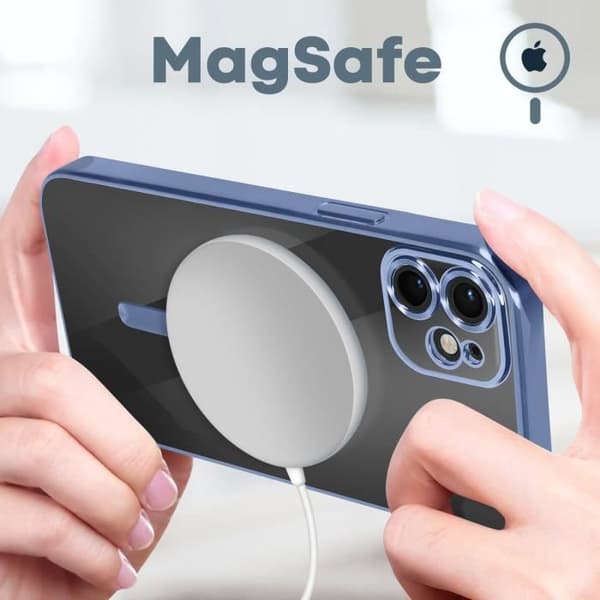 Coque MagSafe - Apple - iPhone 11 - Kromattu - Sininen - Pehmeä Blå