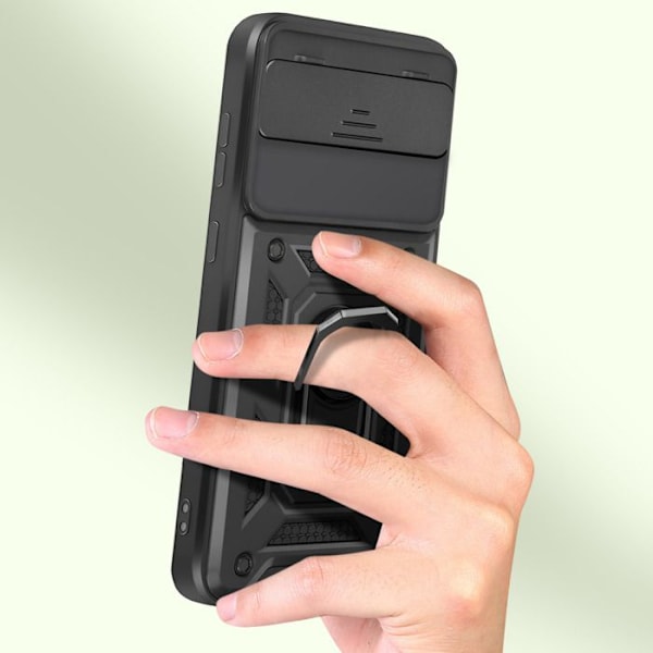 Mobilcover - MAYAXESS - Google Pixel 8a - Hårdfør - Syntetisk - Sort Svart