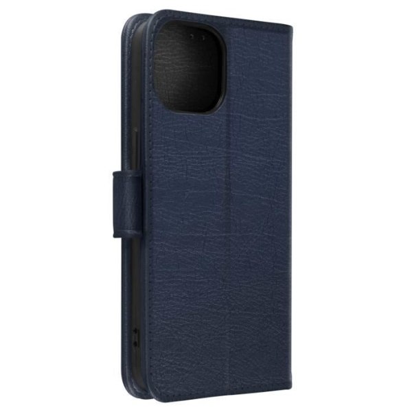 Skal till iPhone 15 Plus - AVIZAR - Chesterfield - Stativfunktion - Blå Blå