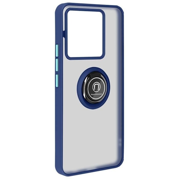 Taske til Redmi Note 13 Pro 5G - AVIZAR - Metal Ring Stand Funktion - Midnight Blue Blå