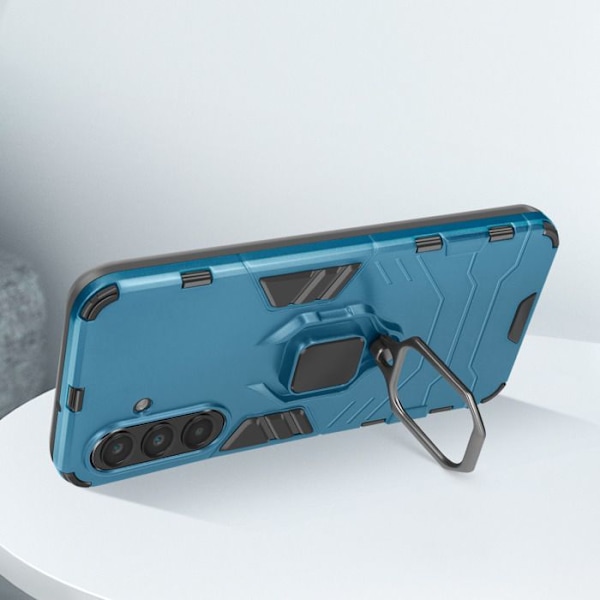 Coque för Samsung Galaxy A26 Med Ringstöd Stöttålig Blå Blå
