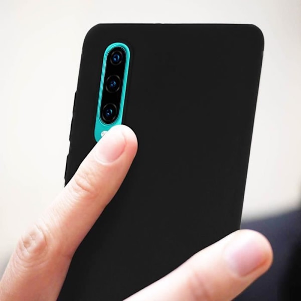 Coque - AVIZAR - Huawei P30 - Smidig - Stötresistent - Matt finish Svart