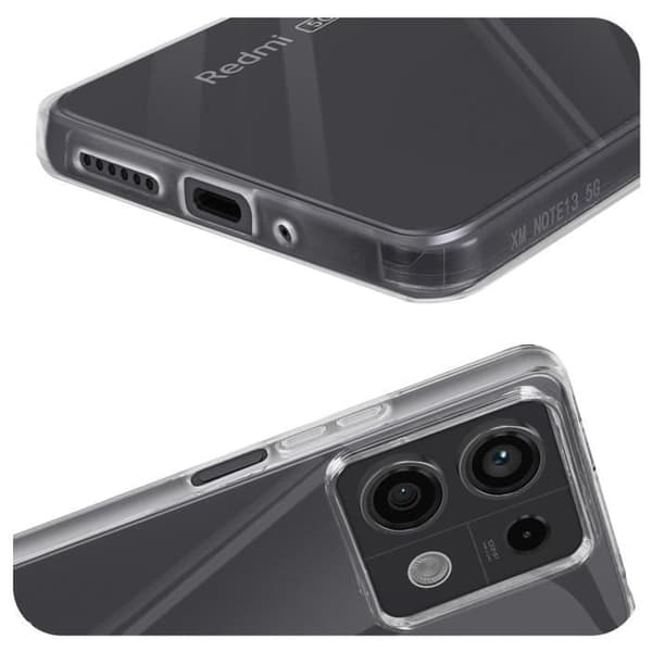 Coque Intégrale - AVIZAR - Xiaomi Redmi Note 13 5G - Rigid - Transparent - Ultra-resistent Transparent
