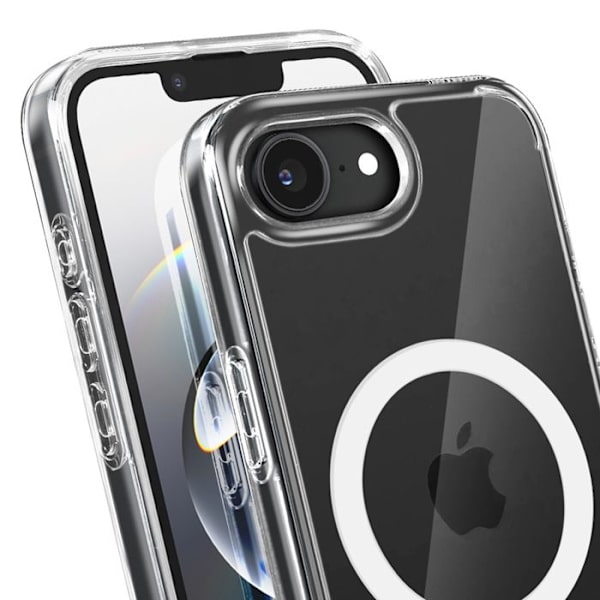 Coque MagSafe för iPhone 16e Stötsäker Fin Ultra Hybrid MagFit Spigen SGP Vit Vit