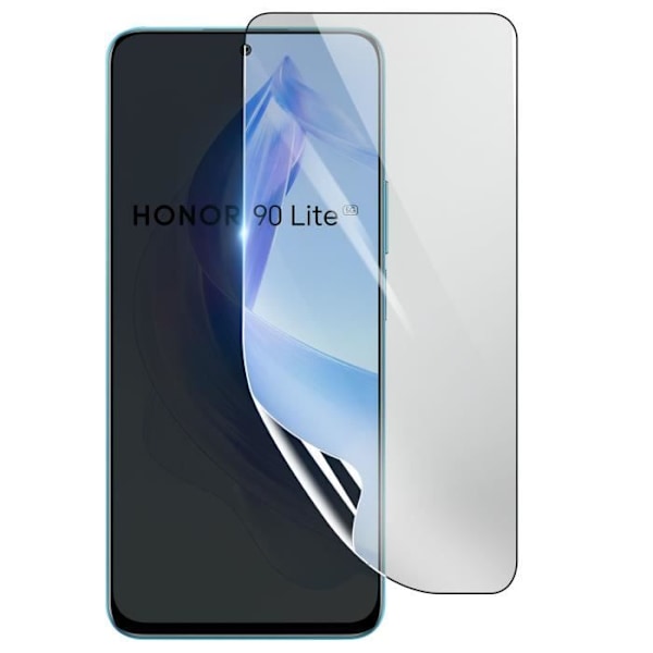 Näytönsuoja - 3MK - Honor 90 Lite - Iskunkestävä Hydrogeeli - Läpinäkyvä - Naarmuuntumaton Transparent