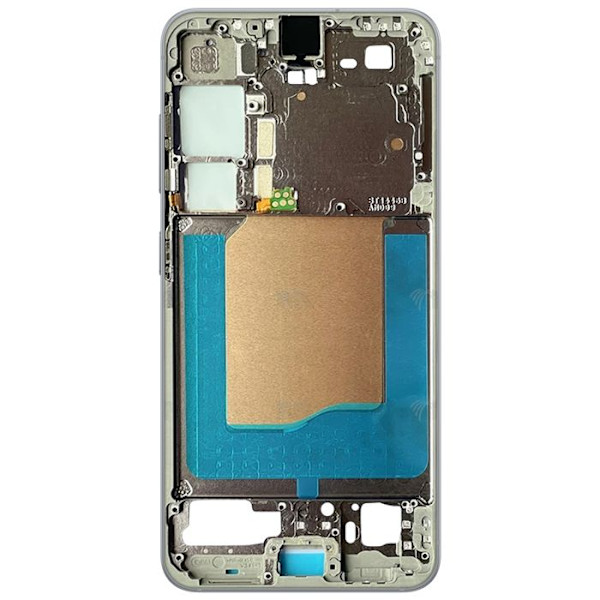 Centralt chassi för Galaxy S25 Reservdel Mittram Silver Grå