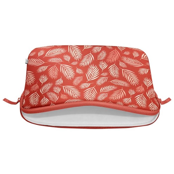 Pochette pour MacBook Pro 14 Motif Tropical Pattern ²Life MW Rouge Röd