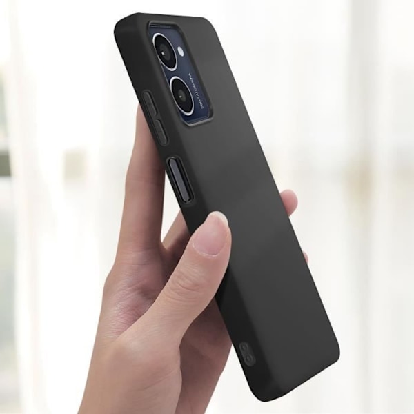 HMD Pulse Pro - Musta silikonikuori, mattapintainen, pehmeä kosketus Svart