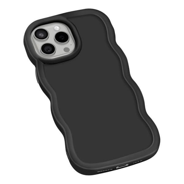 Coque - Candy - iPhone 15 Pro - Antichok - Sort - Elegant mat finish Svart