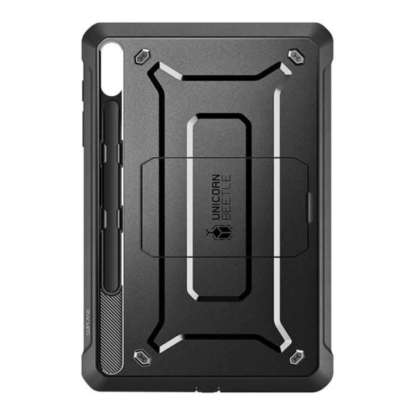 Helkroppsfodral för Galaxy Tab S9 FE Plus Stötsäker med stödfodral svart