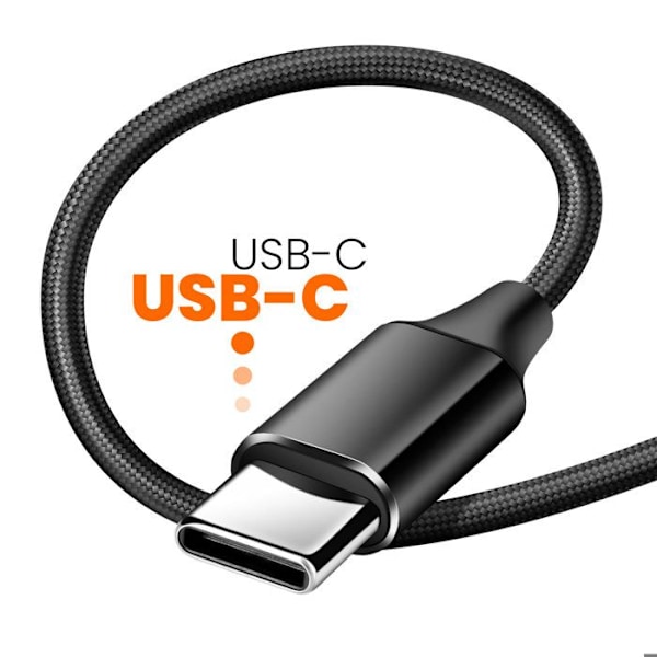 LinQ Sorts USB-C Magnetiske In-Ear Høretelefoner til Musik og Håndfri Opkald - Sort
