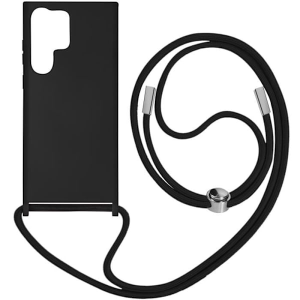 Cord Case kompatibel med Samsung Galaxy S23 Ultra Black Cord Case