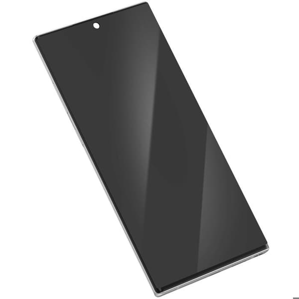 Skärm för Samsung Note 10 Plus LCD + Touchglas + Original Samsung Chassi Vit