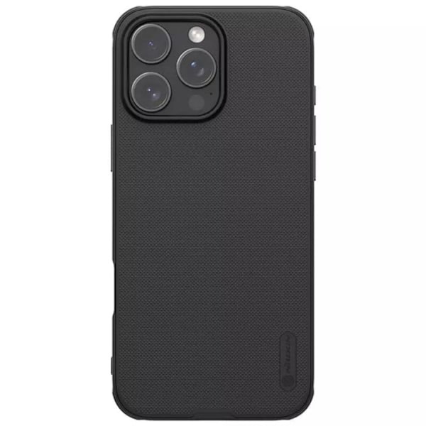 Skyddande skal - Nillkin - iPhone 16 Pro - Super Frosted Shield Pro - Svart - Elegant Svart