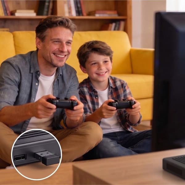 Box TV Retro Gaming - AVIZAR - G11 Pro - EmuELEC Android 9.0 - 4K - 2 trådlösa kontroller