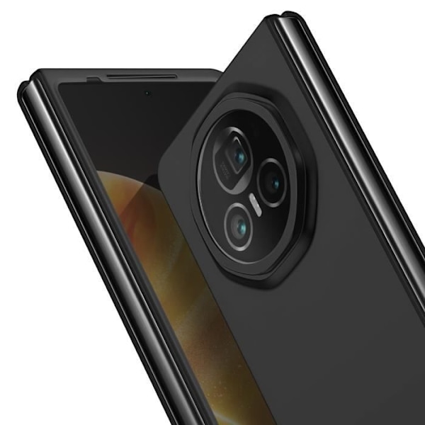 Coque - Honor - Magic V3 - Soft Touch - Ultra-finet - Elegant Sort Svart