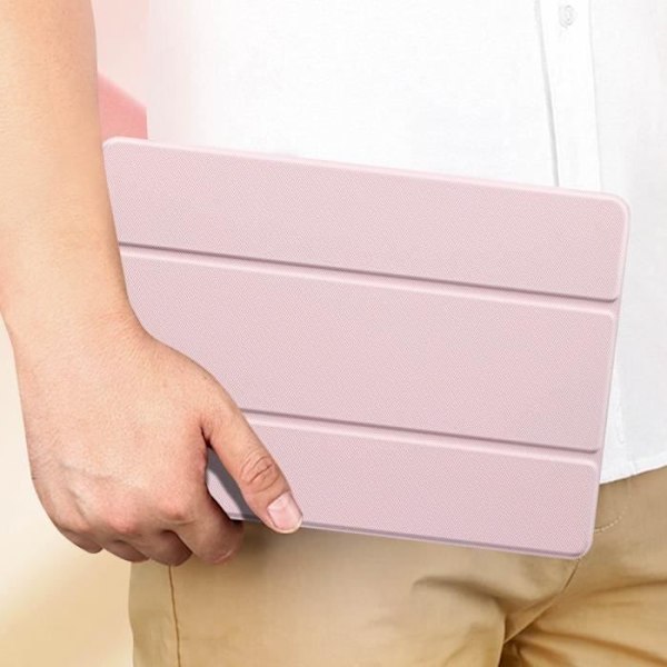 Hölster - DUX DUCIS - Toby - Rosa - Tangentbordssupport - Heltäckande skydd - Kompatibel med Galaxy Tab S9 FE Plus Rosa