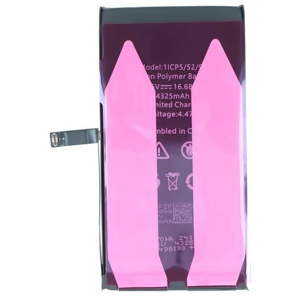 Batteri - AVIZAR - iPhone 14 Plus - Li-polymer 3.86V - 4325mAh - Sort Svart