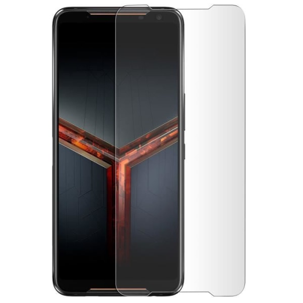 Skärmfilm Asus ROG Phone 2 Tempered Glass 9H Anti-smuts - Transparent Vit