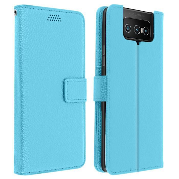 Housse - Asus - Zenfone 7 ZS670KS / 7 Pro ZS671KS - Porte-carte - Support - Dragonne blå Blå