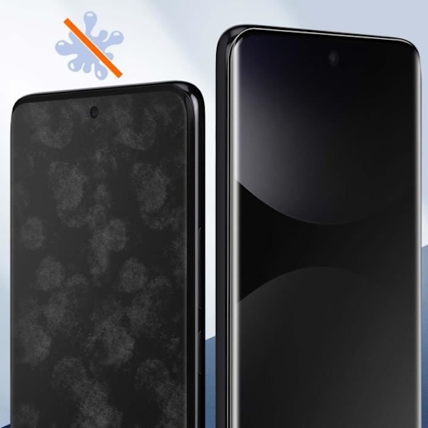 Hærdet Glas til Xiaomi Redmi Note 14 Pro og Pro Plus Anti-spion iMak Sort Svart