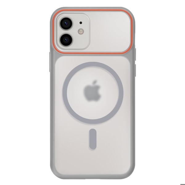 Cover til iPhone 12 / 12 Pro MagSafe Bimateriale Hårdt Baggrå Grå