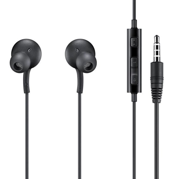 Kablet hovedtelefonstik 3,5 mm kontrolknapper Samsung Stereo In-Ear Sort