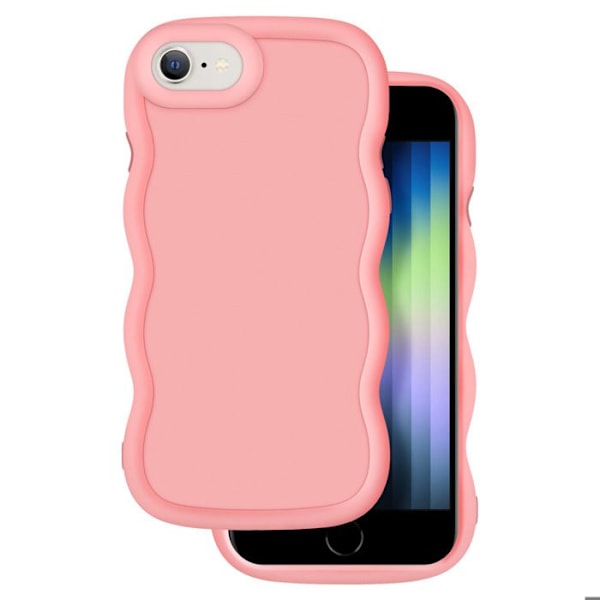 Etui til iPhone 7, 8, SE 2020 og SE 2022 Silikone Stødsikker Rosa Rosa