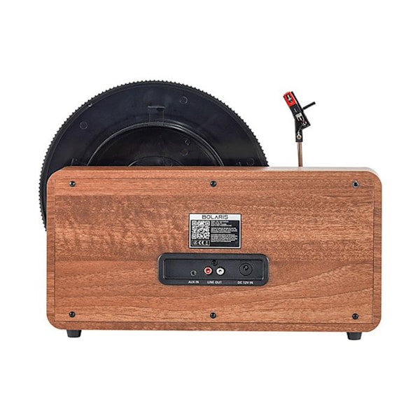 Saint-Germain Bluetooth Vaakasuuntainen Vinylilevysoitin 6 W Kovaäänteisillä Ruskea kastanj