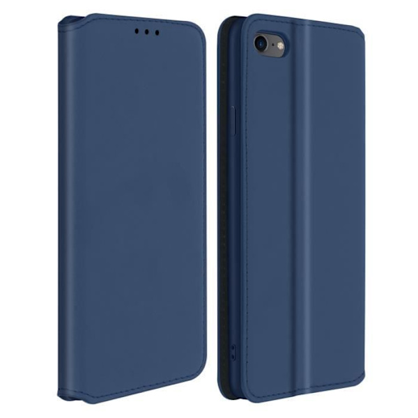 Housse iPhone SE 2020 / 8 / 7 Étui Folio Portefeuille AVIZAR - Toiminto Tuki - Väri Sininen Blå