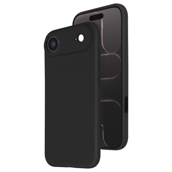 Cover - ADVISE - iPhone Air - Soft-Touch - Semi-rigid silicone - Sort Svart