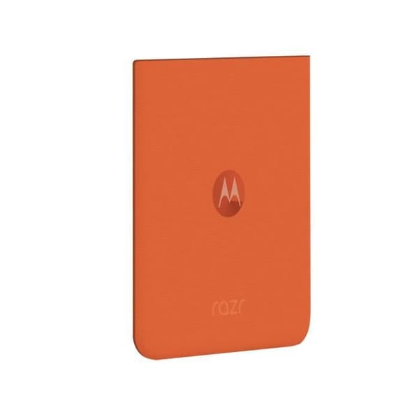 Batteri cache - Motorola - Razr 50 - Orange - Service Pack - Lätt installation Orange
