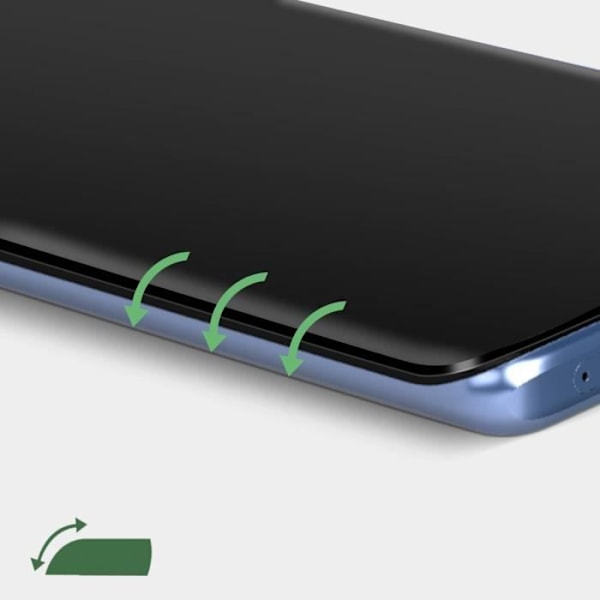Film Honor 50 ja Huawei Nova 9 kaareva räjähdyssuojattu läpinäkyvä musta ääriviiva Svart