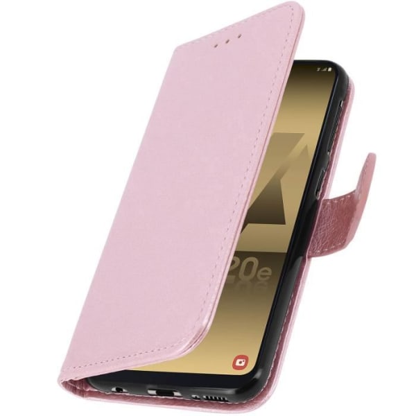 Fodral för Samsung Galaxy A20e - AVIZAR - Kortfodral - Silikongel - Roséguld - Flexibel Rose guld