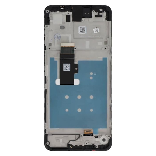Original Motorola G13 LCD-skärm + pekglas (med ram) Motorola ljusgrå Grå
