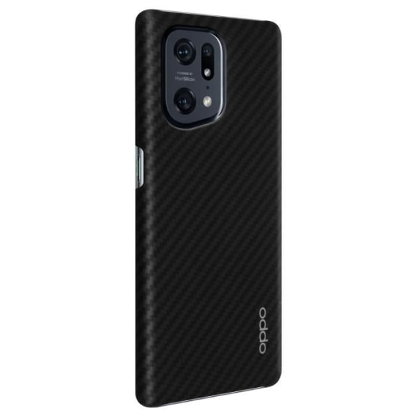 Beskyttelsescover - OPPO - Find X5 - Aramid - Hårdføre - Sort Svart