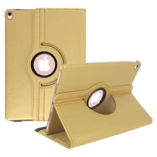 Etui iPad Air 2019 / Pro 10.5 - Apple - Rotativ 360° - Guldgul - Fullständigt skydd - Unisex Gult guld