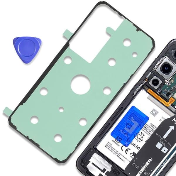Bakre glaslim för Galaxy S24 FE, kompatibel för utbyte, grön Grön
